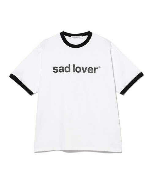Lamp 恋人へインナーゲートフォールドTシャツ Black XL cabaret poval（キャバレーポバール） tシャツ Cabaret Poval / Sad