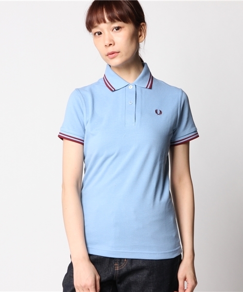 美品 フレッドペリー ポロシャツ FRED PERRY（フレッドペリー） ポロシャツ Crepe Pique Zip Neck Polo