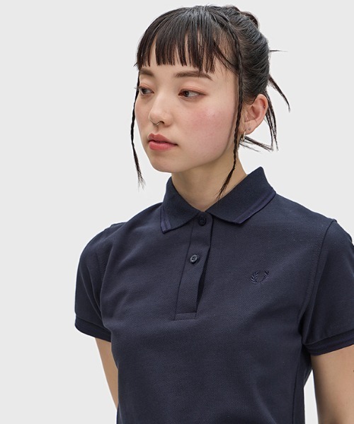FRED PERRY フレッドペリー レディース ポロシャツ ネイビーブルー FRED PERRY（フレッドペリー） ニットポロ レディース トップス