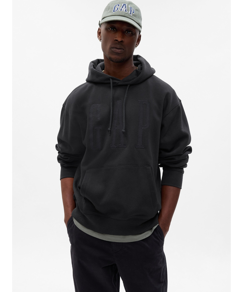「GAP」 プルオーバーパーカー X-SMALL ホワイト メンズ_画像6