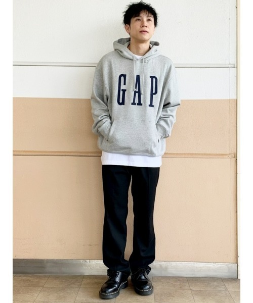 「GAP」 プルオーバーパーカー X-SMALL ホワイト メンズ_画像9