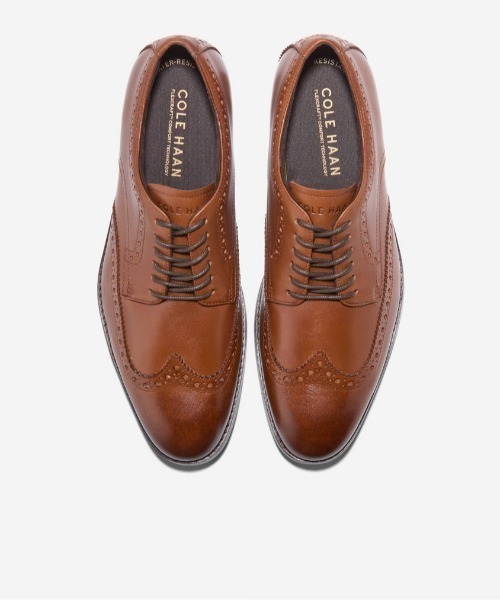 ビジネスシューズ ハーモン グランド ウィングチップ オックスフォード mens メンズの画像