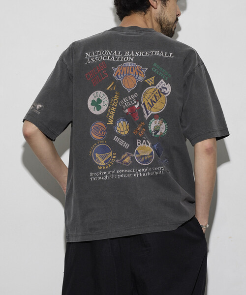 NBAチームロゴ ランダムワッペンTシャツ別注 FREAK'S STORE（フリークスストア） tシャツ NBA × 別注 ランダム