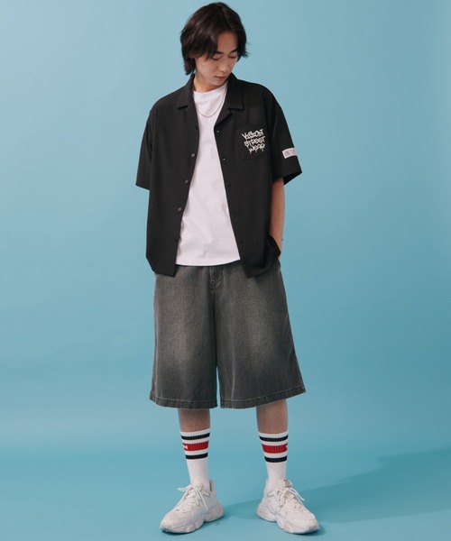 「VISION STREET WEAR」 半袖シャツ X-LARGE アイボリー メンズ_画像3