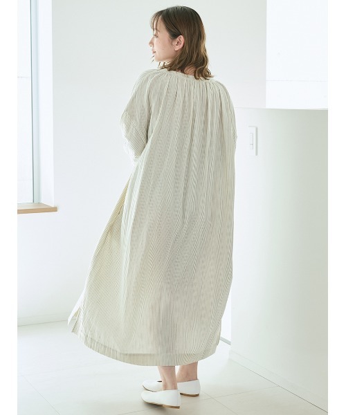 gelato pique ジェラートピケ【人気】ミモザ ロングワンピース セット gelato pique（ジェラートピケ） 長袖ワンピース ONE SIZE ブルー