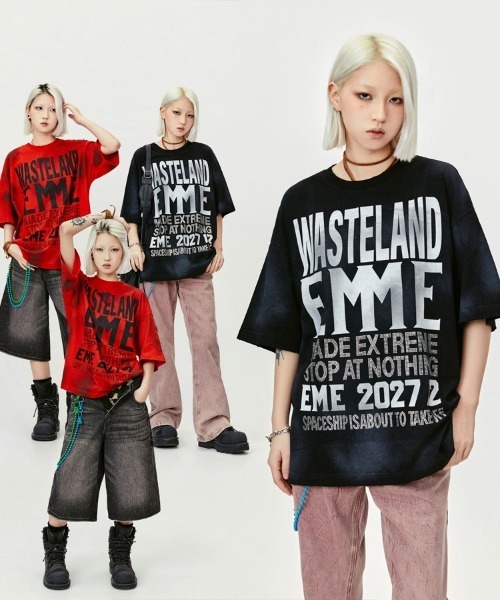 「Ressaca」 半袖Tシャツ M ブラック メンズ_画像3