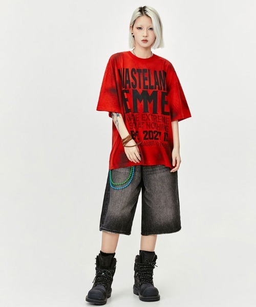 「Ressaca」 半袖Tシャツ M ブラック メンズ_画像6