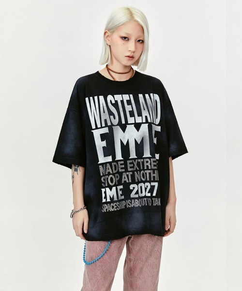 「Ressaca」 半袖Tシャツ M ブラック メンズ_画像8