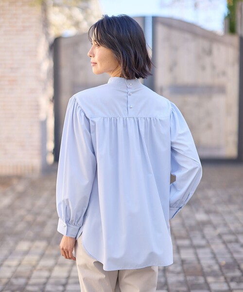 「ANY」 長袖ブラウス F ネイビー レディース_画像8