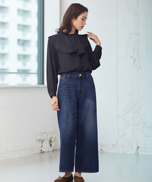 「ANY」 デニムパンツ 2 ネイビー レディース_画像7