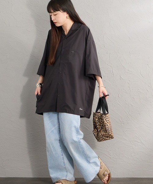 NANGA（ナンガ） uvカット ブラウス シャツ 半袖 PLC EXCURSION
