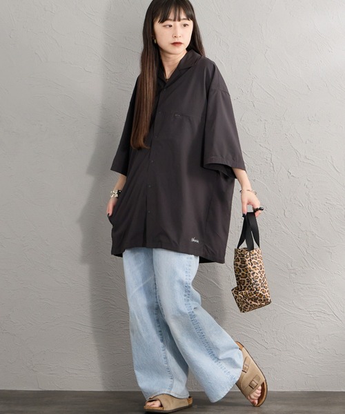 NANGA（ナンガ） uvカット ブラウス シャツ PLC EXCURSION ショート