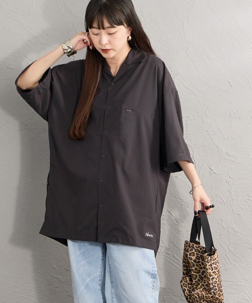 NANGA（ナンガ） uvカット ブラウス シャツ PLC EXCURSION ショート