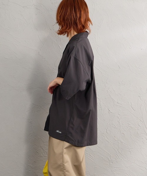NANGA（ナンガ） uvカット ブラウス シャツ PLC EXCURSION ショート