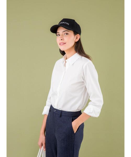 「agnes b.」 長袖シャツ 38 ホワイト レディース_画像7