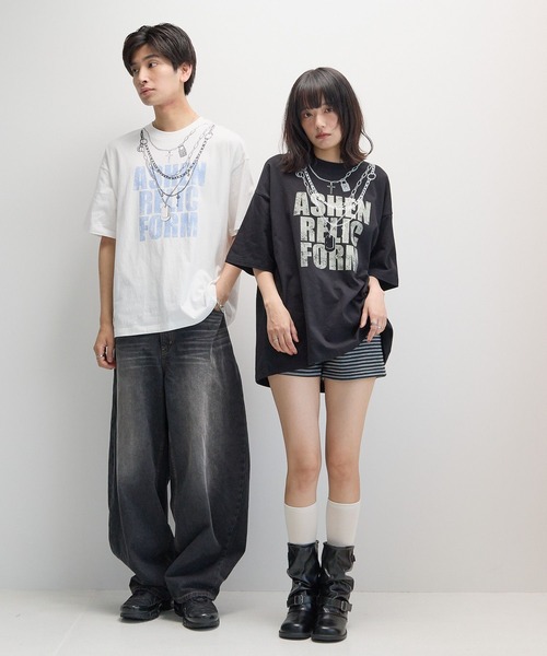 PBLIM tシャツ 半袖 「UNISEX」トロンプルイユT レディース メンズ