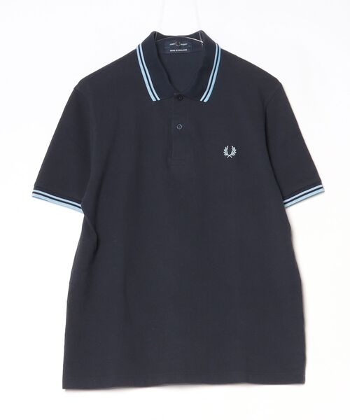 FRED PERRY（フレッドペリー） 半袖ポロシャツ 44 ブルー系その他