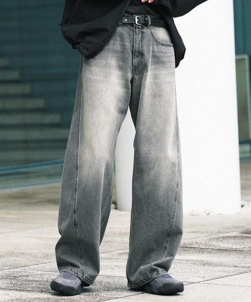 「WYM LIDNM」 デニムパンツ X-SMALL ブルー メンズ_画像9