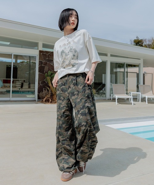 「Anui」 半袖Tシャツ MEDIUM オフホワイト レディース_画像6