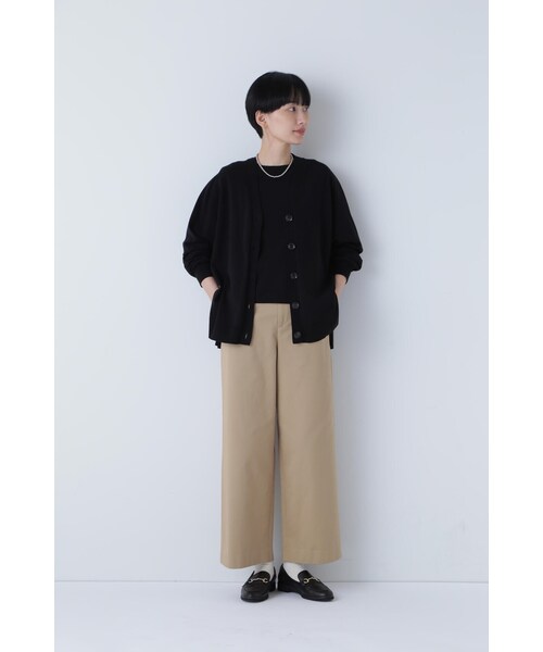 「human woman」 ニットカーディガン MEDIUM イエロー レディース_画像4