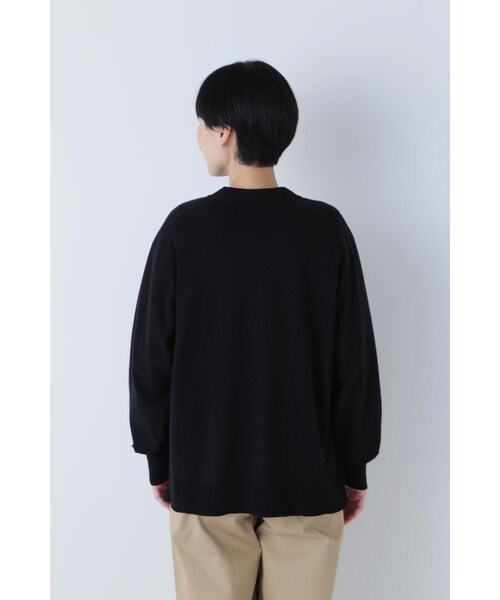 「human woman」 ニットカーディガン MEDIUM イエロー レディース_画像6