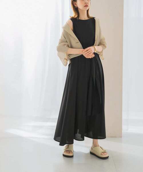 URBAN RESEARCH ROSSO WOMEN」 ノースリーブワンピース FREE ブルー