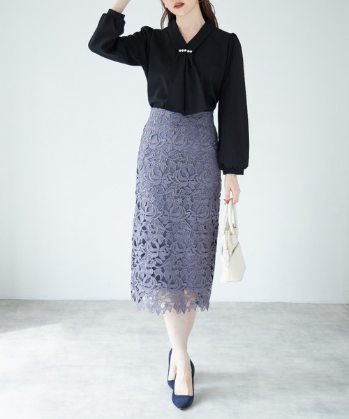 「tocco closet」 長袖ブラウス M ブラック レディース_画像3