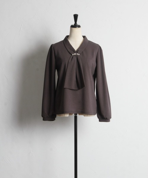 「tocco closet」 長袖ブラウス M ブラック レディース_画像6