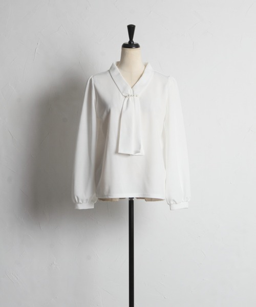 「tocco closet」 長袖ブラウス M ブラック レディース_画像8