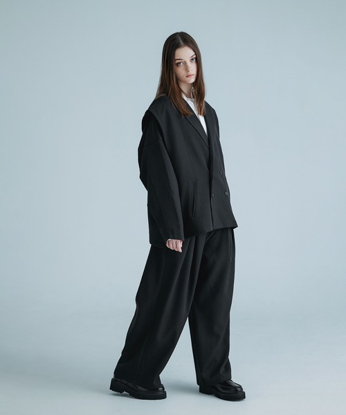 「SOCCE」 スラックス X-LARGE ブラック メンズ_画像6