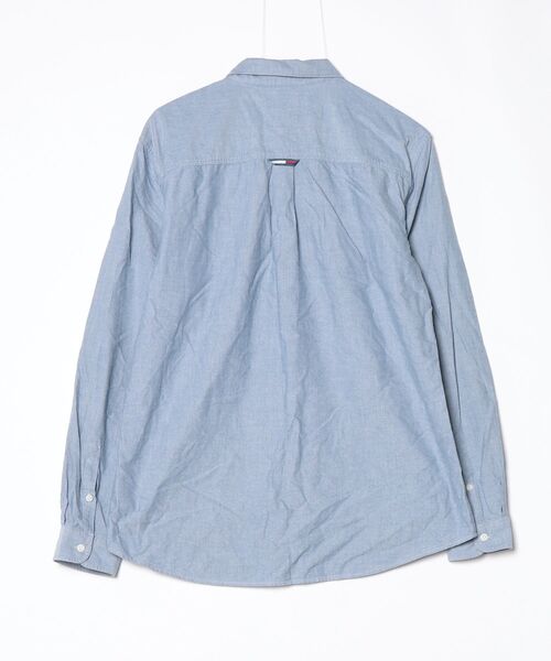 「TOMMY JEANS」 長袖シャツ X-LARGE ブルー メンズ_画像2