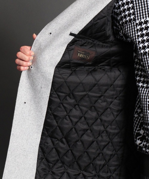 MONSIEUR NICOLE（ムッシュニコル） チェスターコート コート メルトン