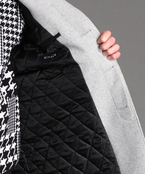 MONSIEUR NICOLE（ムッシュニコル） チェスターコート コート メルトン