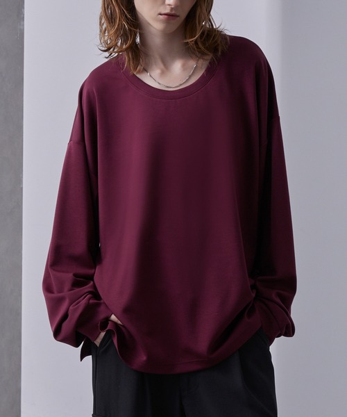 Loose（ルース） tシャツ ハイドレープトロミ ディープネック