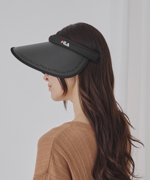 FILA サンバイザー 「FILA」PRINT CLIP VISOR / 「フィラ