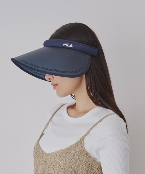 FILA サンバイザー レディース フィラ UVカット 自転車 ゴルフ