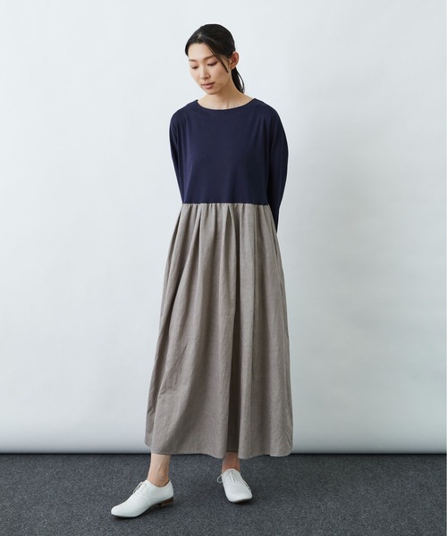 なめらかな ワンピース 通販 Paypayモール 異素材コンビワンピース Zozotown Paypayモール店 により Www Blaskogabyggd Is