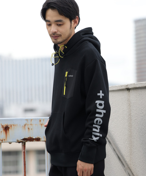 い出のひと時に、とびきりのおしゃれを！ phenix パーカー +phenix（プラスフェニックス）Sleeve Logo スキー