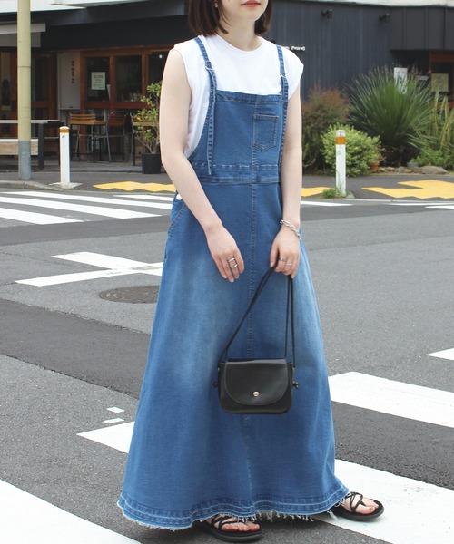 ワンピース ジャンパースカート デニムジャンパースカート Zozotown Yahoo 店 通販 Yahoo ショッピング