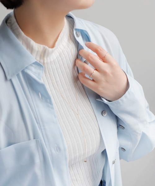 ANEMONE（アネモネ） ネックレス サークルチャームY字ネックレス