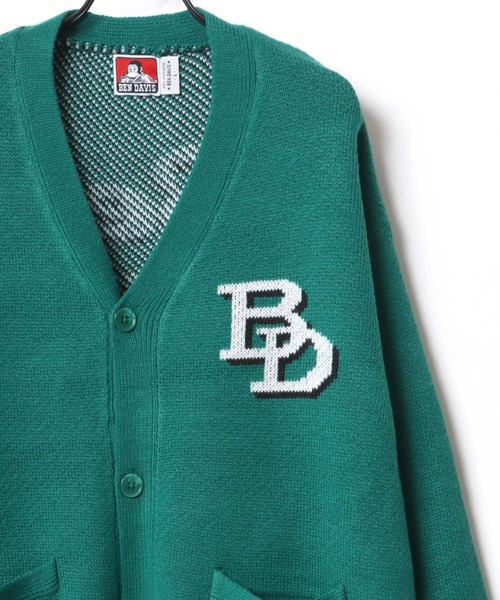BEN DAVIS（ベンデイビス） カーディガン オーバーサイズ バック刺繍 