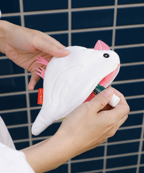 ニューレトロ ポーチ 入学式 ダイカットポーチ（文鳥） レディース