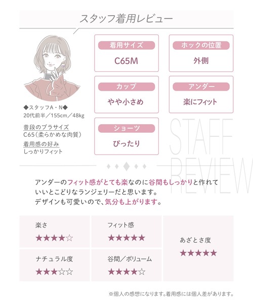 ブラジャー ショーツセット 「選べるデザイン！ノンワイヤーでラクちん谷間メイク」ぷるるん谷間のノンワイヤーブラ＆ショーツのラッピングリボン | ブランド登録なし | 09