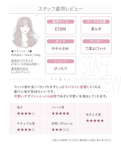 ブラジャー ショーツセット 「選べるデザイン！ノンワイヤーでラクちん谷間メイク」ぷるるん谷間のノンワイヤーブラ＆ショーツのラッピングリボン | ブランド登録なし | 10