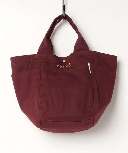 のらくろさま専用＊ジョジョ ランチトートバッグ+リゾット二つ折り財布+ネックレス FUNALIVE トートバッグ jou lier ロゴ刺繍キャンバスランチ