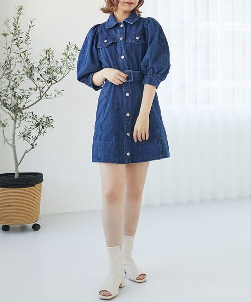 MAJESTIC LEGON（マジェスティックレゴン） ワンピース デニムミニ