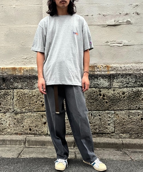 SUPERTHANKS ジーンズ バギーデニムパンツ/Washed baggy denim