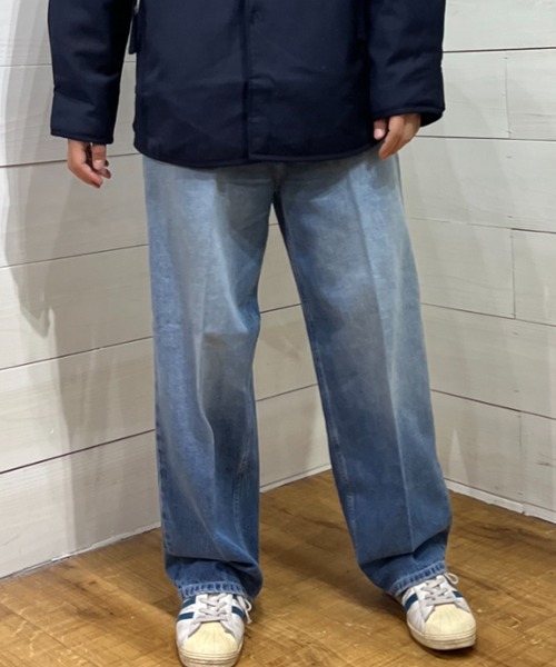 SUPERTHANKS ジーンズ バギーデニムパンツ/Washed baggy denim