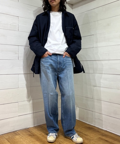 Bacterium baggy pants （バギーデニム） ブラックデニム bacterium BAGGY DENIM (バギーデニム) ブラック パンツ