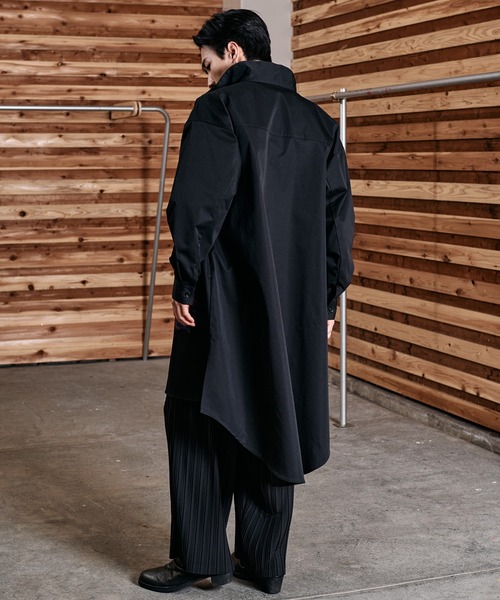 NO ID.（ノーアイディー） シャツ 「NO ID.」Print Big Long Shirt